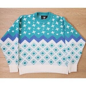 The Aspen Lid Sweater Men's Large Ski Winter Vintage Sweatshirt Made In USA